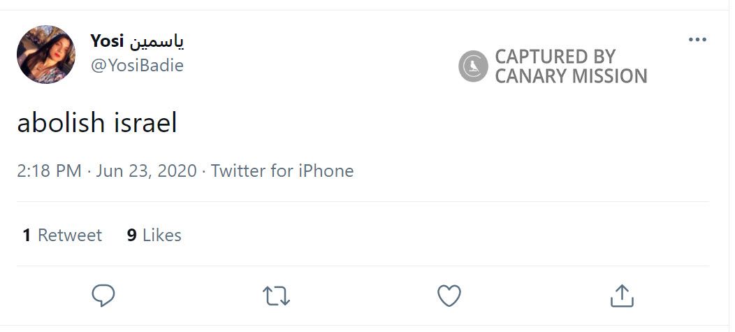 Yosmin Badie, Twitter - Jun 23, 2020