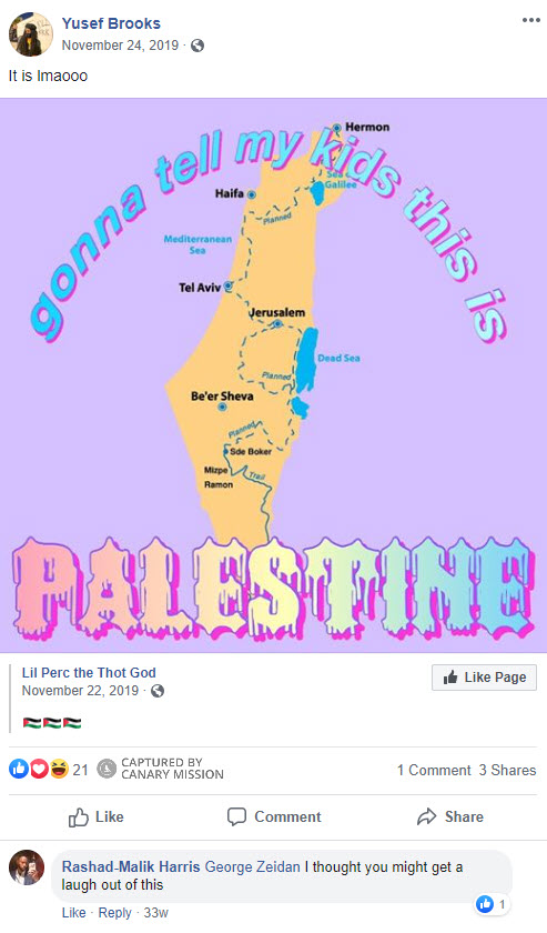 Yusef Brooks, Facebook - Nov 24, 2019