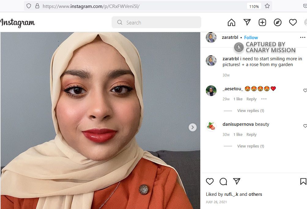 Zara Kabir, Instagram - Jul 26, 2021