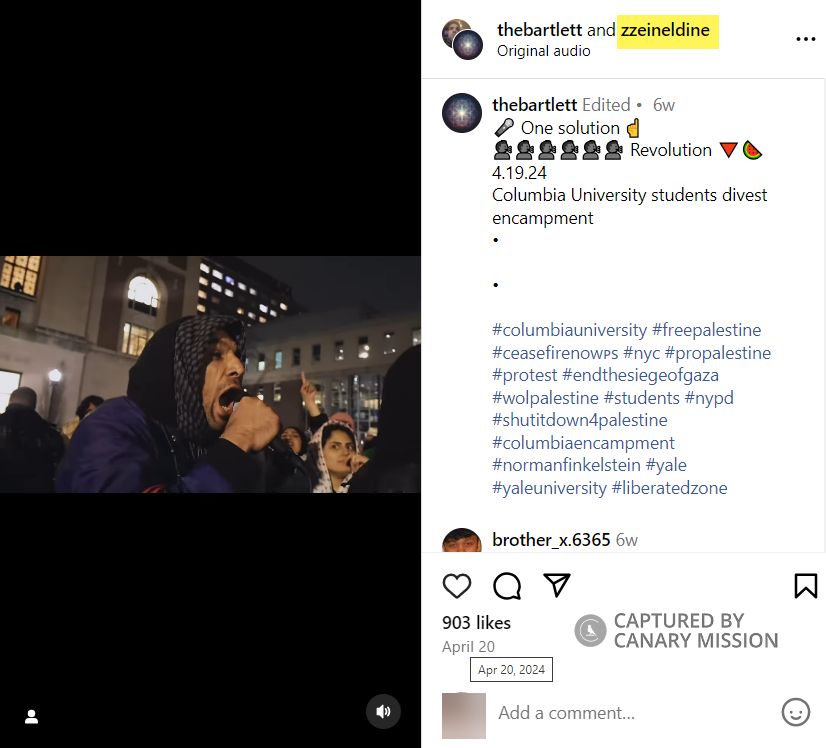 Ahmed Zeineldine, Instagram - Apr 20, 2024