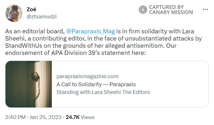 Zoe Samudzi, Twitter - Jan 25, 2023