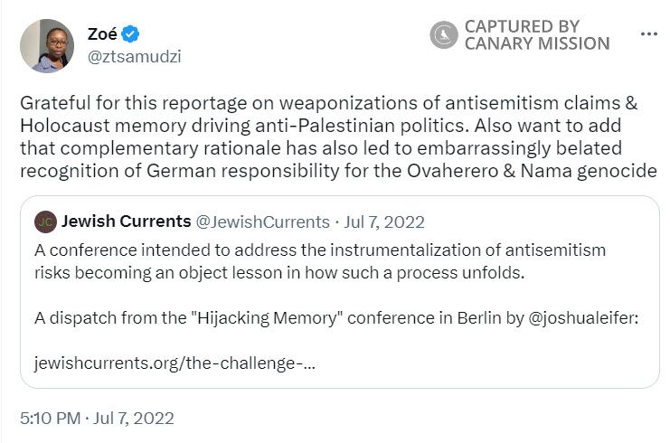 Zoe Samudzi, Twitter - Jul 7, 2022